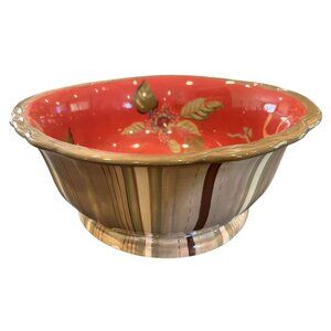 Tracy Porter Octavia Hill Collection Dream Delicious Floral Bowl 10" x 4" READ